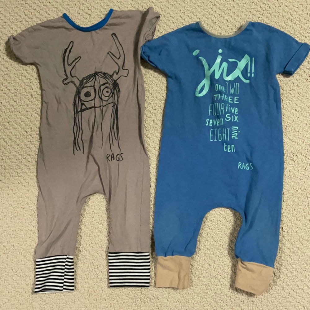 Rags to Raches rompers